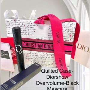 2Pc Dior +Gift Bag Diorshow Mascara Black Advanced Formula &vial MissDior parfum